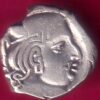 ANCIENT INDIA KSHATRAP DYNASTY KINGS PORTRAIT RARE SILVER COIN -VA546