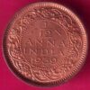 BRITISH INDIA 1939 george vi 1/12 anna COPPER COIN -VA641