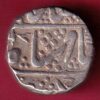 INDORE STATE SUN FACE INO SHAH ALAM II MALHAR RAO ONE RUPEE SILVER COIN :-S4075