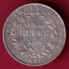EAST INDIA COMPANY 1835 WILLIAM IIII KING GEORGE ONE RUPEE SILVER COIN-S 4098