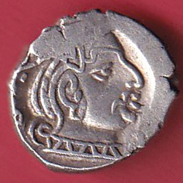 ANCIENT INDIA KSHATRAP DYNASTY KINGS PORTRAIT RARE SILVER COIN:- SA1398