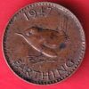 world coin : Farthing 1947 George VI D.G. B.R. OMN REX - S5473