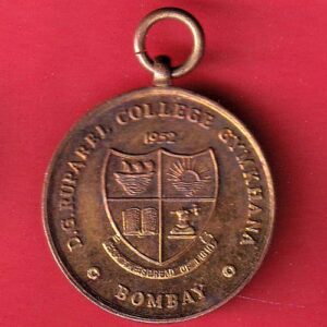 Medal : D.G. RUPAREL COLLAGE GYMKHANA BOMBAY Awarded to for collage day 1982 - 83  :- s5724