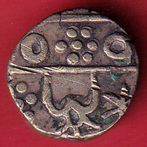 Mewar sate  1 rupee coin:- SA1885