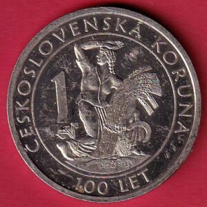 World coin : Republika Ceskoslovenska 1922 100 LET  -  s5885