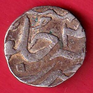 baroda state half rupee silver coin -  s5914