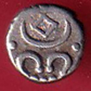 TRAVANCORE STATE RAJARAM VERMA IV SILVER CHUKRAM COIN – AA284