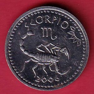 WORLD:- SOMALILAND REPUBLIC, 10 SHILLINGS 2006, SCORPIO THE SCORPION, UNCIRCULATED  – AA288