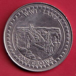 ww1- land one crown elizabeth ii queen of gibraltar 2018  – AA258