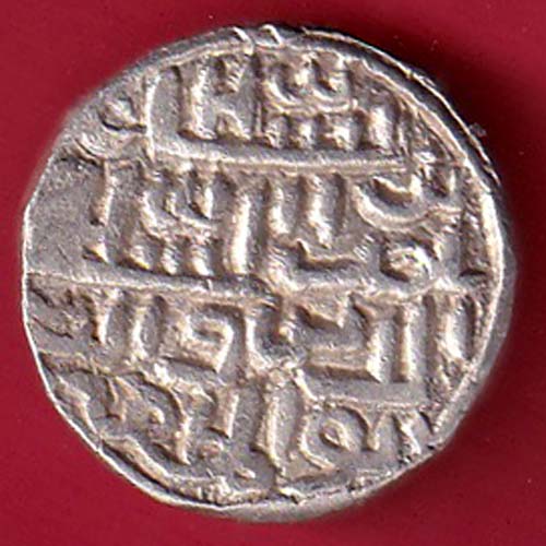 BENGAL SULTAN NUSRATSHAH ONE TANKA SILVER COIN  -  s6040