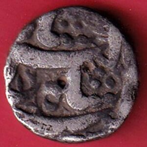 mughals jahangir qandhar mint one rupee silver coin-  s6042