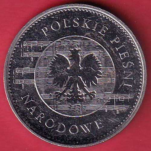 world coin: Polish national songs of the Republic of Poland -  s6072