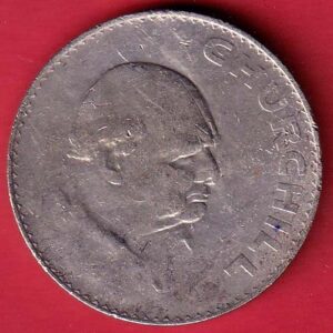 United Kingdom 5 shillings, 1965 Winston Churchill Memorial -  s6078