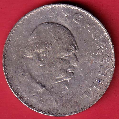 United Kingdom 5 shillings, 1965 Winston Churchill Memorial -  s6078
