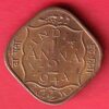 BRITISH INDIA 1944 GEORGE VI 1/2 ANNA COIN  -  s6017