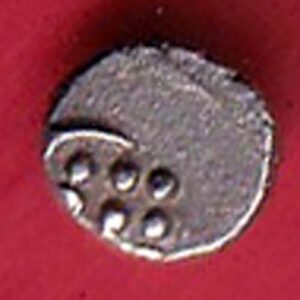 TRAVANCORE STATE RAJARAM VERMA IV SILVER CHUKRAM COIN –s6149