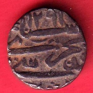 Bhopal state one rupee silver coin – s6184