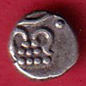 TRAVANCORE STATE RAJARAM VERMA IV SILVER CHUKRAM COIN – sa2364