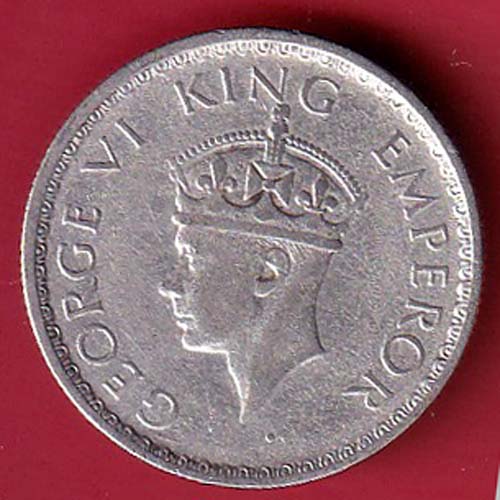 British India king geoge vi 1940 HALF Rupee - sa2398