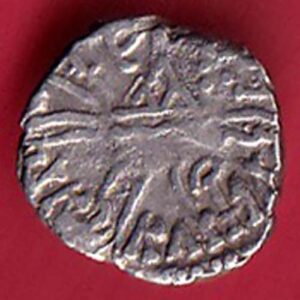 ANCIENT INDIA KSHATRAP DYNASTY KINGS PORTRAIT RARE SILVER Beautiful Coin - SA2404