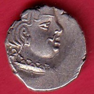 ANCIENT INDIA KSHATRAP DYNASTY KINGS PORTRAIT RARE SILVER Beautiful Coin- SA2412