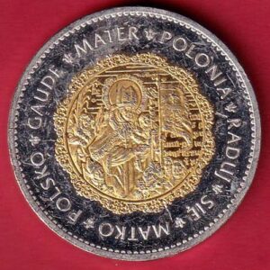 WORLD COIN : POLISH NATIONAL MOLDS BEAUTIFUL SILVER COIN– va3641