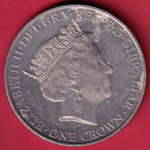 novem deceniis glorise peractis 1926-2016 elizabeth ii dei .gra reg f.d. gibraltar one crown– va3643