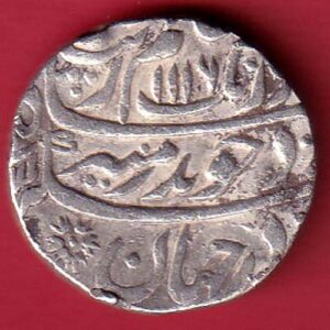 mughals aurangzeb ah 1112/ ry 49 itawa mint one rupee silver coin – va3644