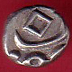 TRAVANCORE STATE RAJARAM VERMA IV SILVER CHUKRAM COIN –VA3563