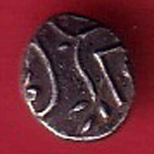 TRAVANCORE STATE RAJARAM VERMA IV SILVER CHUKRAM COIN – va3503