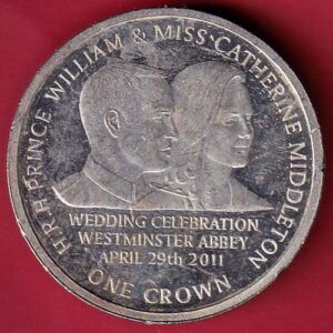 novem deceniis glorise peractis 2011 elizabeth ii dei .gra reg f.d. gibraltar one crown - VA3732