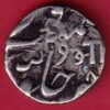 Baroda State AH 1227 /RY 7 Aanand rao Gaykwad one rupee silver coin - VA3867