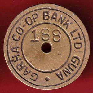 TOKEN: GARHA CO-OP BANK LTD. GUNA NO.188– va4001
