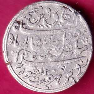 BENGAL PRESIDENCY INO SHAH ALAM II FARRUKHABAD MINT ONE RUPEE SILVER COIN– va4123