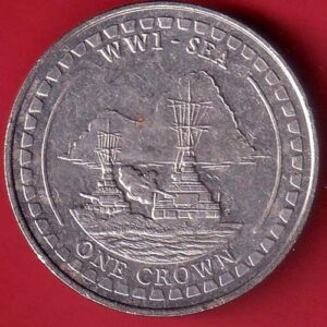 ELIZABETH II QUEEN OF GIBRALTAR 2014 ONE CROWN– va4051