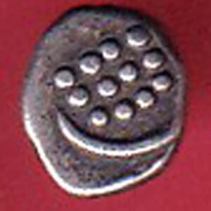 TRAVANCORE STATE RAJARAM VERMA IV SILVER CHUKRAM COIN– va4093