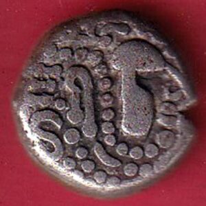 ANCIENT INDIA GADHAYA DYNASTY KING PORTRAIT COIN – SA3163