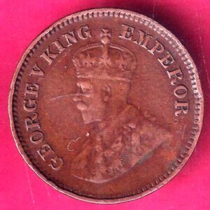 British india 1936 George v one quarter anna copper coin– va4140