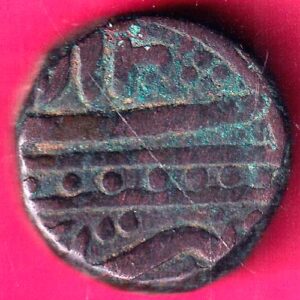 mughals akbar ahmedabad mint one dam coin – va4159