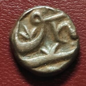 Scarce bold strike Ahmednagar sultanate half falus bold strike aa1200