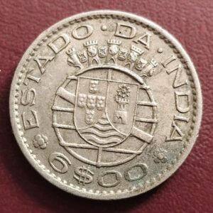 6 escudos india Portuguese - AA1210