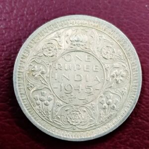 1945 lahore mint one rupee aa1249