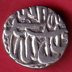 MUGHALS MOHD. AKBAR MAHMUDI SILVER COIN– Sa3325