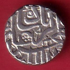MUGHALS MOHD. AKBAR MAHMUDI SILVER COIN – Sa3330