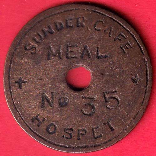 TOKEN : SUNDER CAFE MEAL  HOSPET NO.35:- SA3369