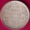 BRITISH INDIA 1907 EDWARD VII KING & EMPEROR ONE RUPEE -TA1104
