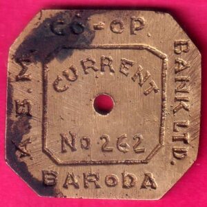 A.S.M CO-OPP BANK LTD CURRENT NO.262 BARODA– va4194