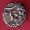 TRAVANCORE STATE RAJARAM VERMA IV SILVER CHUKRAM COIN–TA1155