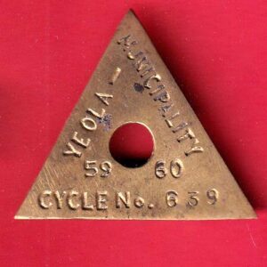 CYCLE TOKEN: YEOLA MUNCIPALITY CYCLE-  s6927