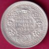 British India 1944 BOMBAY MINT George VI King One Rupee Silver Coin– AA1452